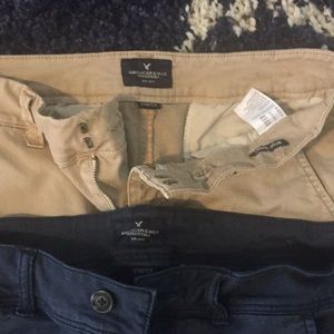 American eagle boho artist khakis 10 short